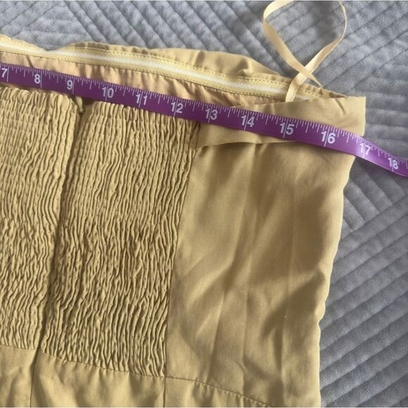 NWOT Dissh Shelby Strapless Ruched Smocked Bust Maxi Dress in Pistachio US 10 - Picture 10 of 11